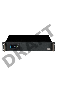 Источник бесперебойного питания Powercom King Pro RM KIN-1500AP RM 900Вт 1500ВА черный