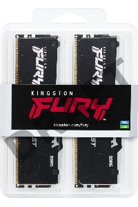 Модуль памяти Kingston 32GB 5200MT/s DDR5 CL40 DIMM (Kit of 2) FURY Beast RGB