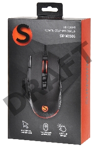 Мышь SunWind SW-M850G черный оптическая (6400dpi) USB для ноутбука (9but)