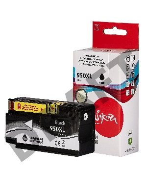 Струйный картридж Sakura CN045AE (№950XL Black) для HP, черный, 73 мл., 2300 к.