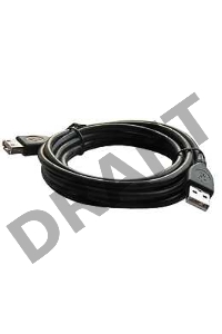 Кабель Gembird PRO CCF-USB2-AMAF-10 USB 2.0  3.0м AM/AF  позол.конт., фер.кол.,  пакет