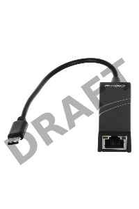 Сетевой адаптер Ethernet Digma D-USBC-LAN100 USB Type-C