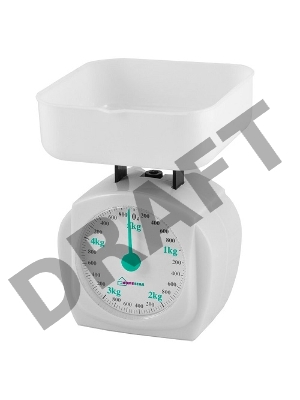 Весы кухонные механические HOMESTAR HS-3005М,белый