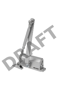 Доводчик дверной для установки на дверь весом до 45 кг