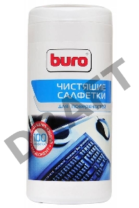 Салфетки Buro BU-Tsurface для поверхностей туба 100шт влажных