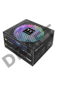 Блок питания Thermaltake ATX 750W Toughpower GF1 ARGB 80+ gold (24+4+4pin) APFC 140mm fan color LED 9xSATA Cab Manag RTL