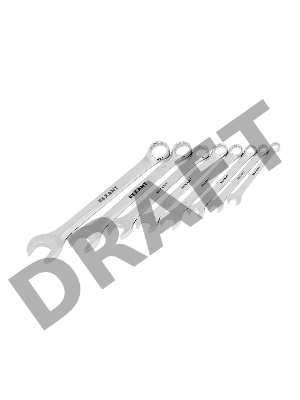 Набор ключей комбинированных REXANT (8-19 мм), 8 шт., CrV, зеркальное хромирование