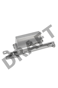 Доводчик дверной для установки на дверь весом до 45 кг