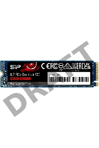 Твердотельный диск 250GB Silicon Power UD85, M.2 2280, PCI-E 4x4 [R/W - 3300/1300 MB/s]