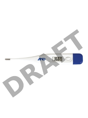 Термометр электронный A&D DT-501 белый/синий