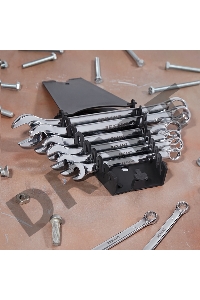 Набор ключей комбинированных REXANT (8-19 мм), 8 шт., CrV, зеркальное хромирование