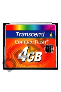 Флеш карта CF 4Gb 133x Type I Transcend (TS4GCF133)