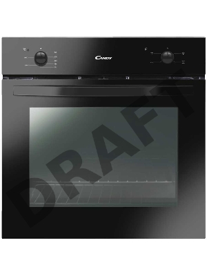 Встраиваемая электрическая духовка CANDY FCS100N/E1, 71л, черная