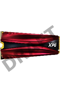 Накопитель SSD M.2 ADATA 1.0Tb XPG S11 Pro <AGAMMIXS11P-1TT-C>  (PCI-E 3.0 x4, up to 3500/3000Mbs, 390000 IOPs, 3D TLC, NVMe 1.3, 22x80mm, радиатор)