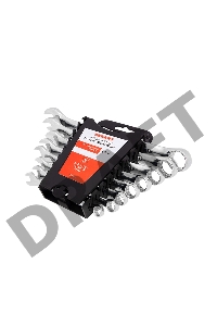 Набор ключей комбинированных REXANT (8-19 мм), 8 шт., CrV, зеркальное хромирование