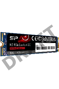 Твердотельный диск 250GB Silicon Power UD85, M.2 2280, PCI-E 4x4 [R/W - 3300/1300 MB/s]
