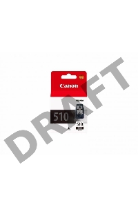 Картридж струйный PG-510Bk (2970B007), для Canon PIXMA MP240, 260, 480, MX320, 330, черный, 220стр.