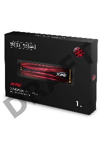 Накопитель SSD M.2 ADATA 1.0Tb XPG S11 Pro <AGAMMIXS11P-1TT-C>  (PCI-E 3.0 x4, up to 3500/3000Mbs, 390000 IOPs, 3D TLC, NVMe 1.3, 22x80mm, радиатор)