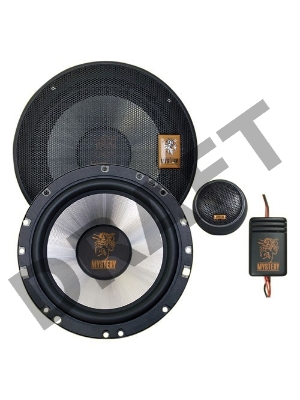 Колонки автомобильные Mystery Jadoo MJ 650 200Вт 92дБ 4Ом 16.5см (6 1/2дюйм) компонентные двухполосные