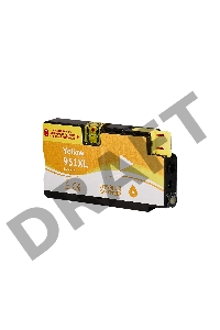 Струйный картридж Sakura CN048AE (№951XL Yellow) для HP, желтый, 26 мл., 1500 к.