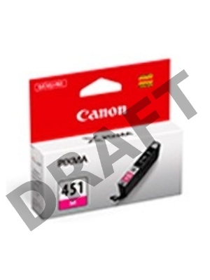 Картридж струйный CLI-451M (6525B001) для Canon PIXMA iP7240/MG6340/MG5440, Пурпурный (Magenta), 319стр.