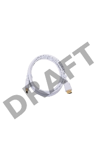 Кабель HDMI Gembird/Cablexpert , 1.8м, v1.4, 19M/19M, белый, позол.разъемы, экран, пакет(CC-HDMI4-W-6)