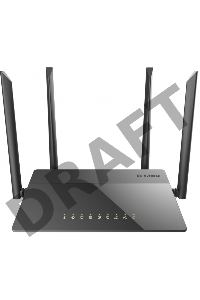 Маршрутизатор беспроводной D-Link DIR-841 (DIR-841/RU/A1A) AC1200 1000BASE-T черный