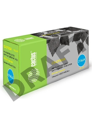 Тонер Картридж Cactus CS-CF362A желтый для HP CLJ M552dn/M553dn/M553N/M553x (5000стр.)