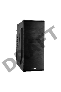 Корпус Miditower Exegate UN-603 Black, ATX, <без БП> 2*USB, Audio