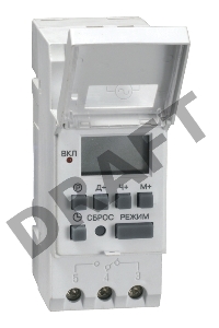 Таймер ТЭ15 цифровой 16А 230В на DIN-рейку ИЭК