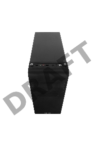 Корпус Miditower Exegate UN-603 Black, ATX, <без БП> 2*USB, Audio