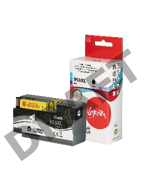 Струйный картридж Sakura L0S70AE (№953XL Black) для HP, черный, 56 мл., 2000 к.