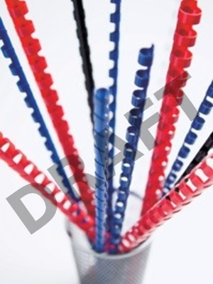 Пластиковые пружины для переплета 14 мм (на 81-100 листов) черные 100шт Fellowes (FS-53469)