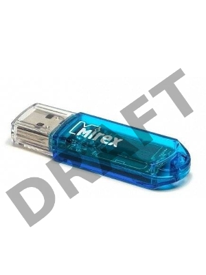 Флеш Диск 8GB Mirex Elf, USB 2.0, Синий