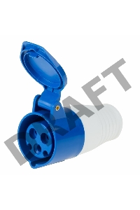 Розетка 213 переносная 2Р+РЕ 16А 220В IP44 REXANT