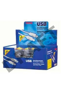 Кабель AM/BM USB2.0 1.5м Hama H-34694 USB 2.0 A-B (m-m) 1.5m серый 