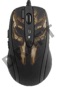 Мышь A4Tech XL-750BH (черный+корич.) USB,  6кн, 1кл-кн, 3600DPI