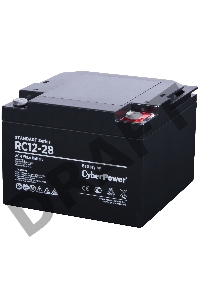 Батарея SS CyberPower RC 12-28 / 12 В 28 Ач Battery CyberPower Standart series RC 12-28 / 12V 28 Ah