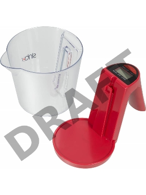 Весы кухонные электронные Sinbo SKS 4516 макс.вес:2кг красный