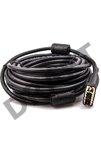 Кабель HDMI AM/DVI(24+1)M, 10м, CU, 1080P@60Hz, 2F, VCOM <CG484GD-10M>