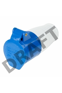 Розетка 213 переносная 2Р+РЕ 16А 220В IP44 REXANT
