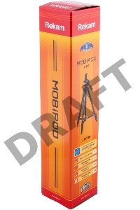 Штатив Rekam Mobipod E-130 напольный черный алюминий (572гр.)