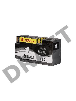 Струйный картридж Sakura L0R40AE (№957XL Black) для HP, черный, 73 мл., 3000 к.