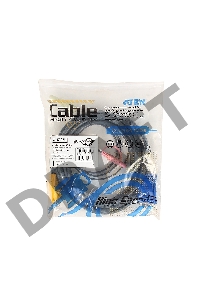 Кабель ATEN KVM Cable 2L-5303U Кабель для KVM: USB(Am)+DB15(m)+2*Audio (PC) -на- SPHD15(m)+2*Audio (KVM), 3м