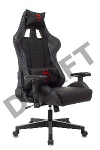Кресло игровое Zombie Thunder 1 черный/карбон текстиль/эко.кожа с подголов. крестов. пластик