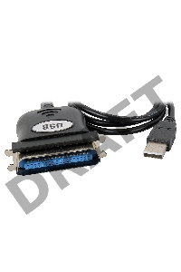 Переходник ORIENT Кабель-адаптер  ULB-201N, USB Am to LPT C36M (для подключения принтера), 0.8м 