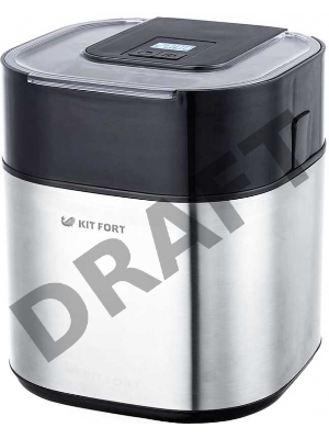 Мороженица Kitfort КТ-1805 9.5Вт 1500мл. серебристый/черный