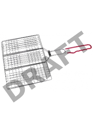 Решетка-гриль Diolex DX-M1214, 32x24cm(сталь с хромированным покрытием)