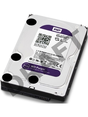 Жесткий диск Western Digital SATA-III 4Tb WD40PURZ Video Purple (5400rpm) 64Mb 3.5