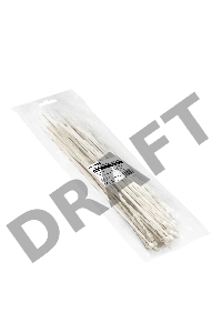 Стяжка (хомут) нейлоновая ExeGate EX293129RUS CV66-500x4.8W (нейлон 6.6, 500x4.8мм, неоткрывающаяся, halogen free, -40°C - +85°C, белая, 100 шт)